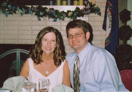 Our rehearsal dinner, June 2006